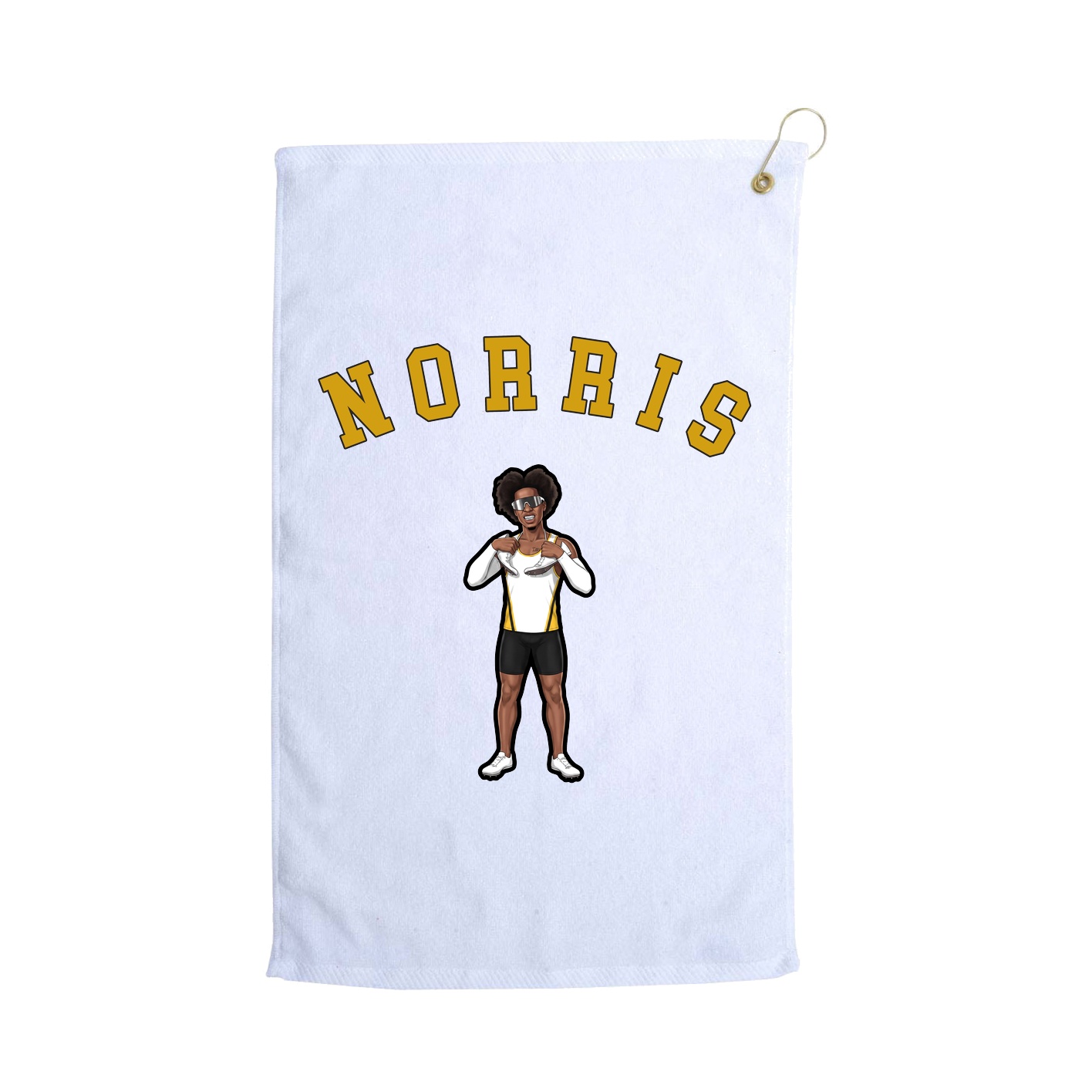 Golf Towel — Shirsey Arch in White