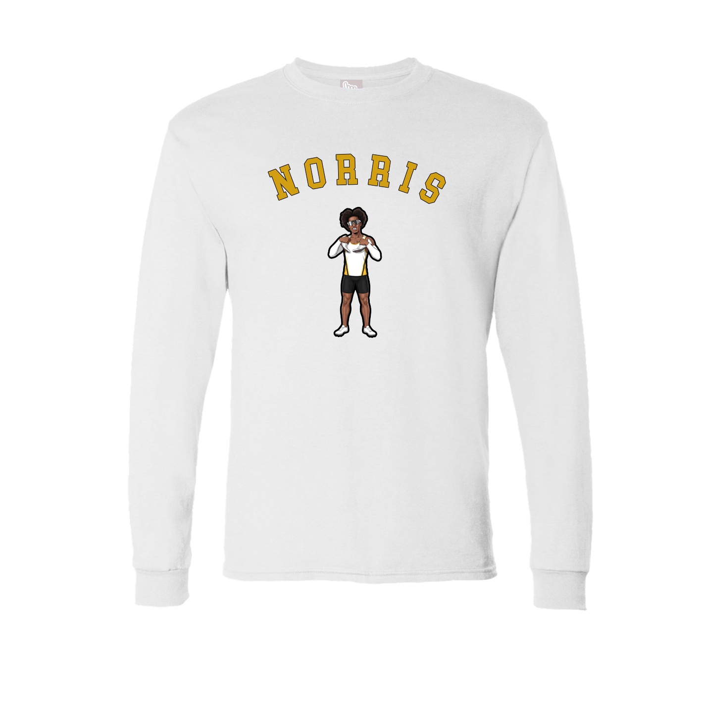 Long Sleeve Tee — Shirsey Arch in White