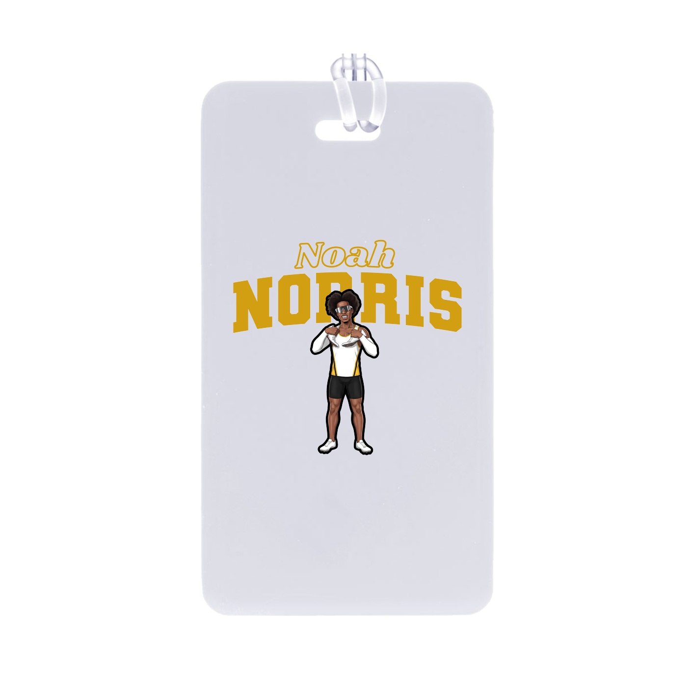 Bag Tag — Name Arch in Classic