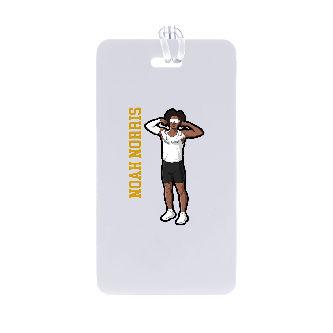 Bag Tag — Name Vertical in Classic