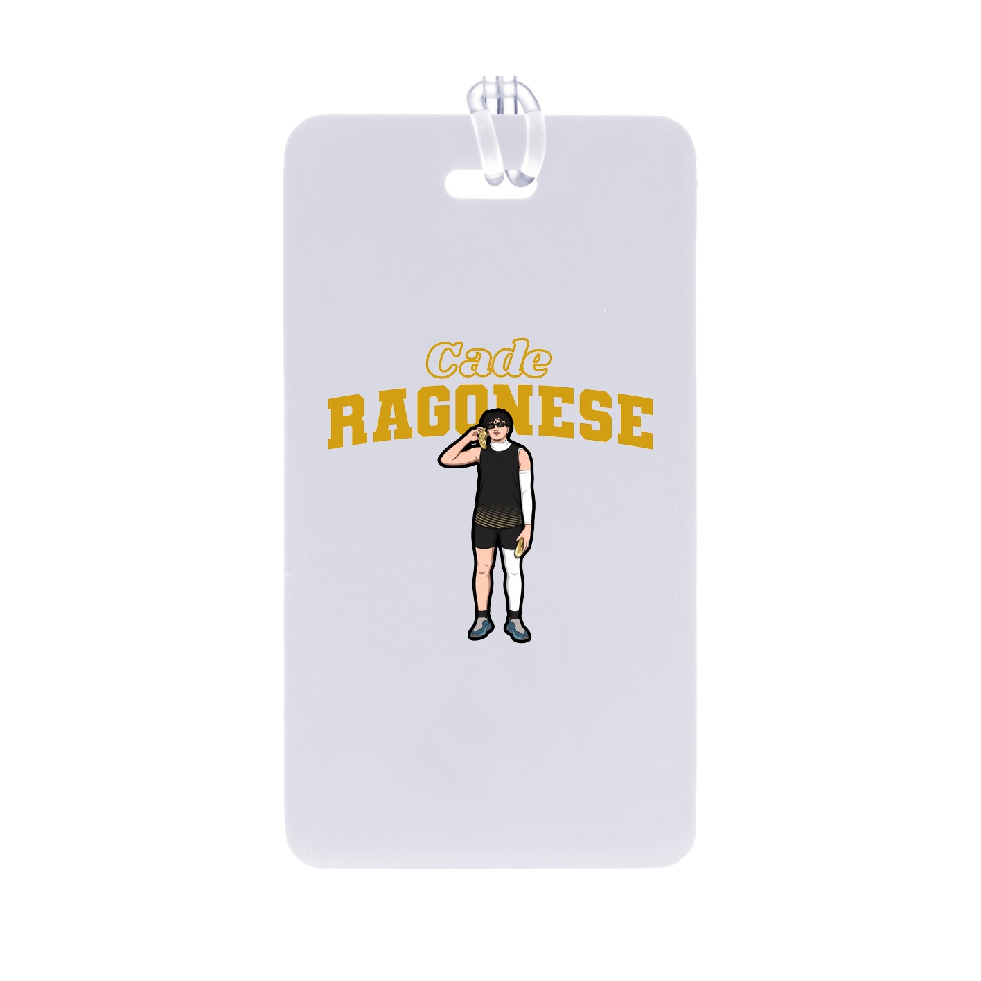 Bag Tag — Name Arch in Classic