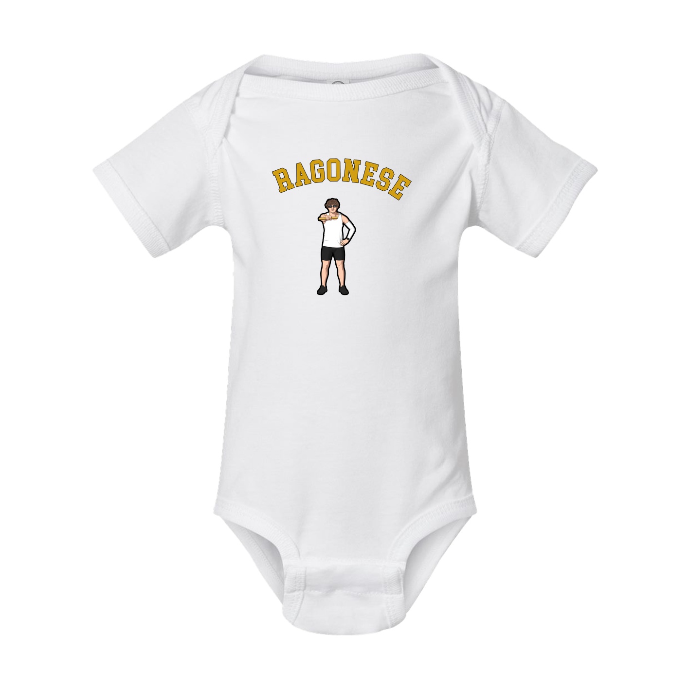 Baby Onesie — Shirsey Arch in White