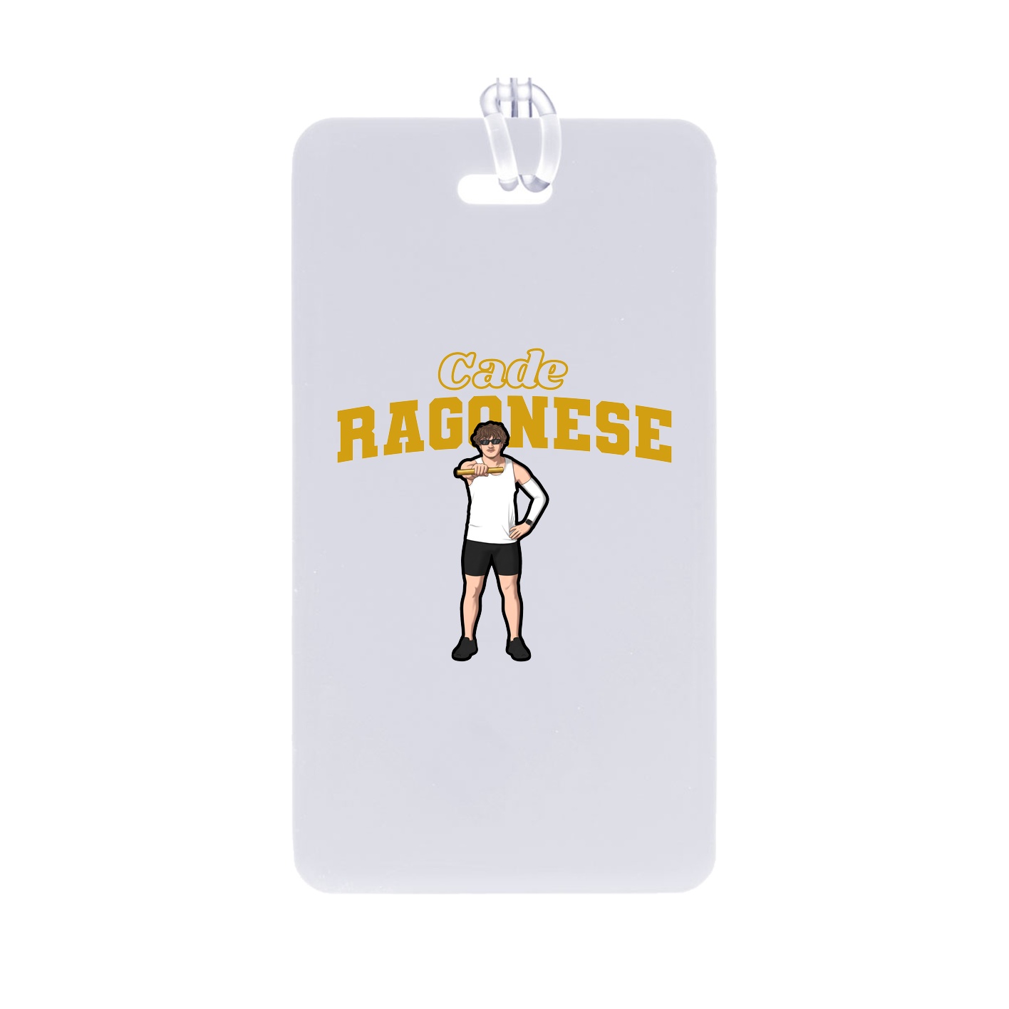 Bag Tag — Name Arch in Classic
