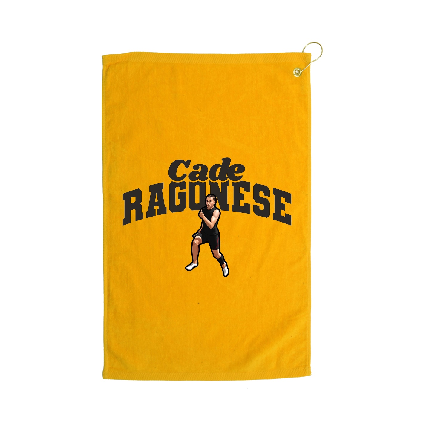 Golf Towel — Signature Arch in Gold