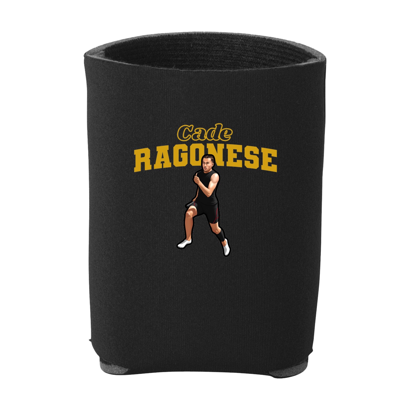 Can Holder — Name Arch in Black