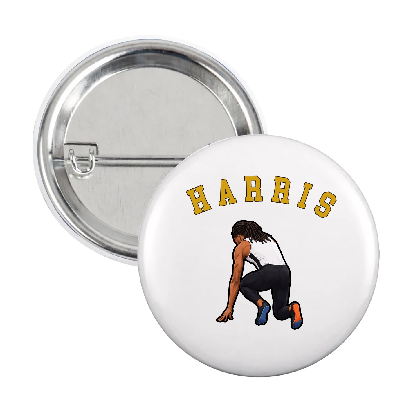 Game Day Button — Shirsey Arch in White