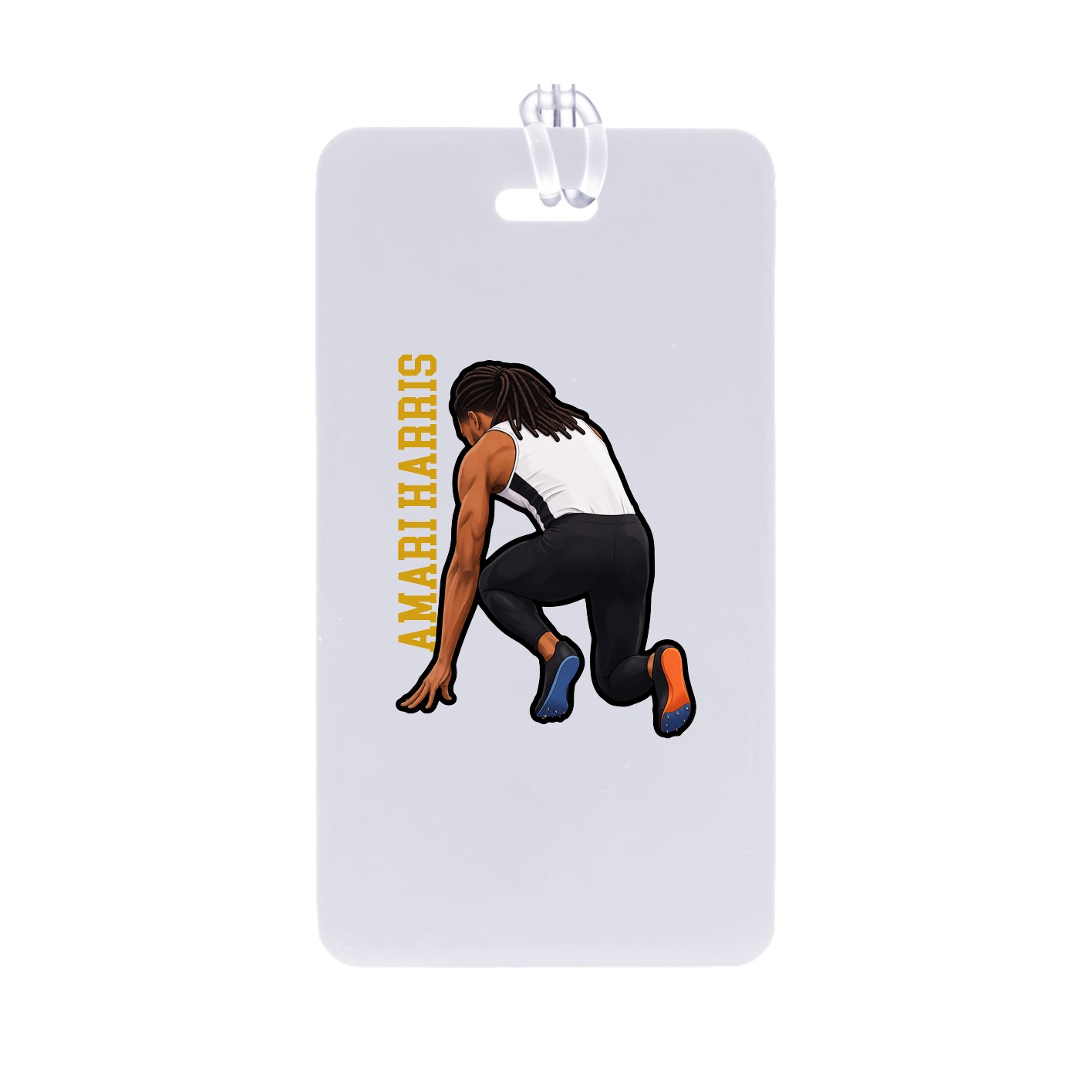 Bag Tag — Name Vertical in Classic