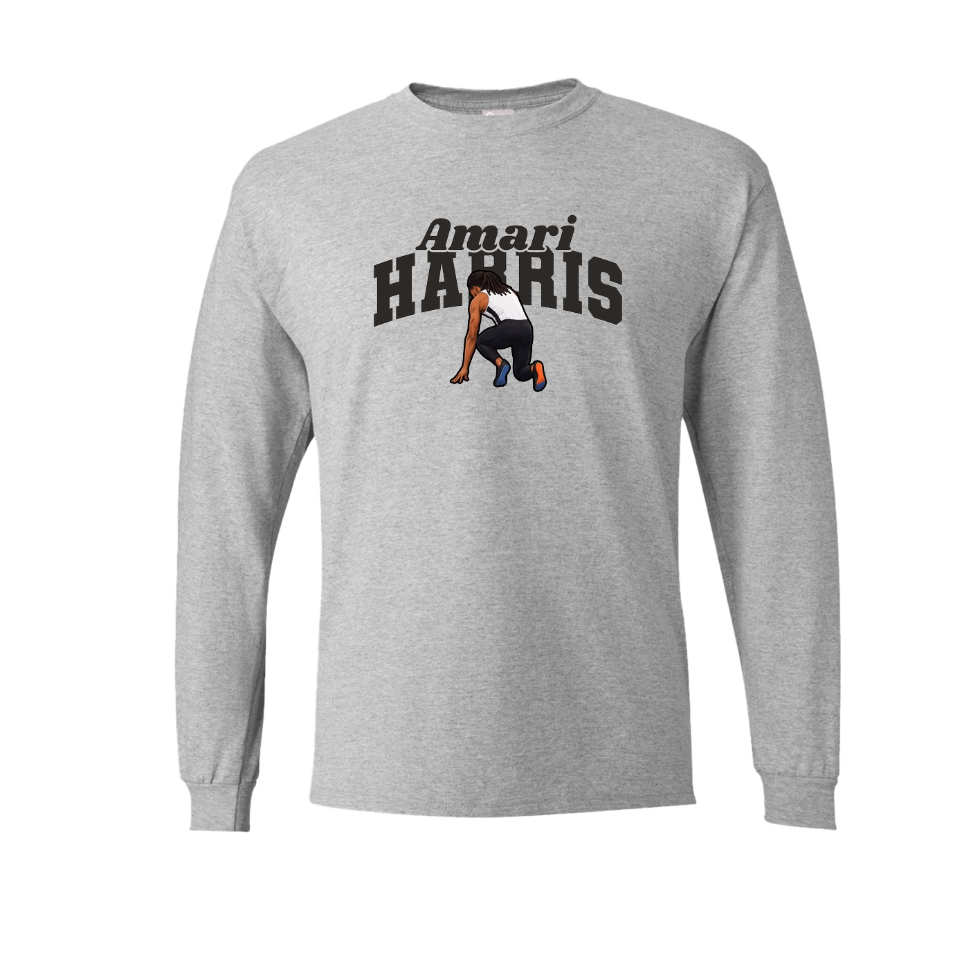 Long Sleeve Tee — Signature Arch in Grey