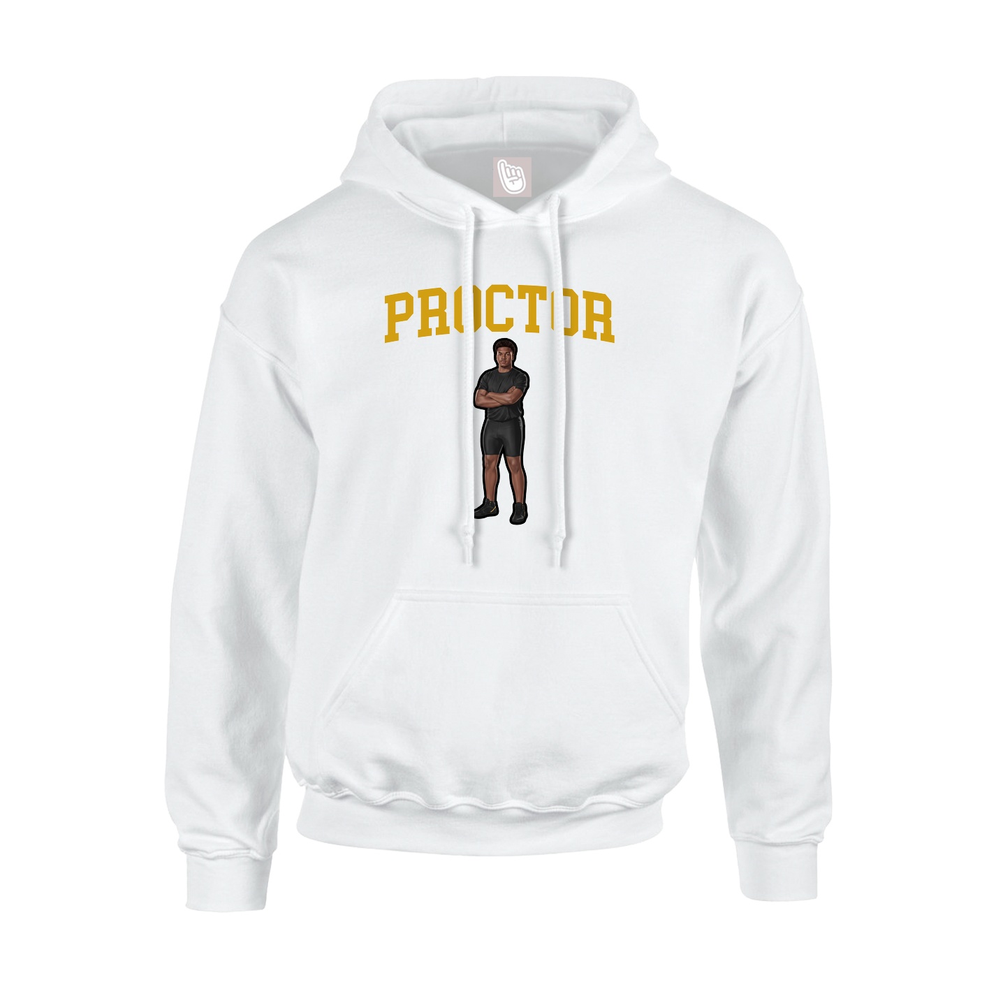 Youth Hoodie — Shirsey in White