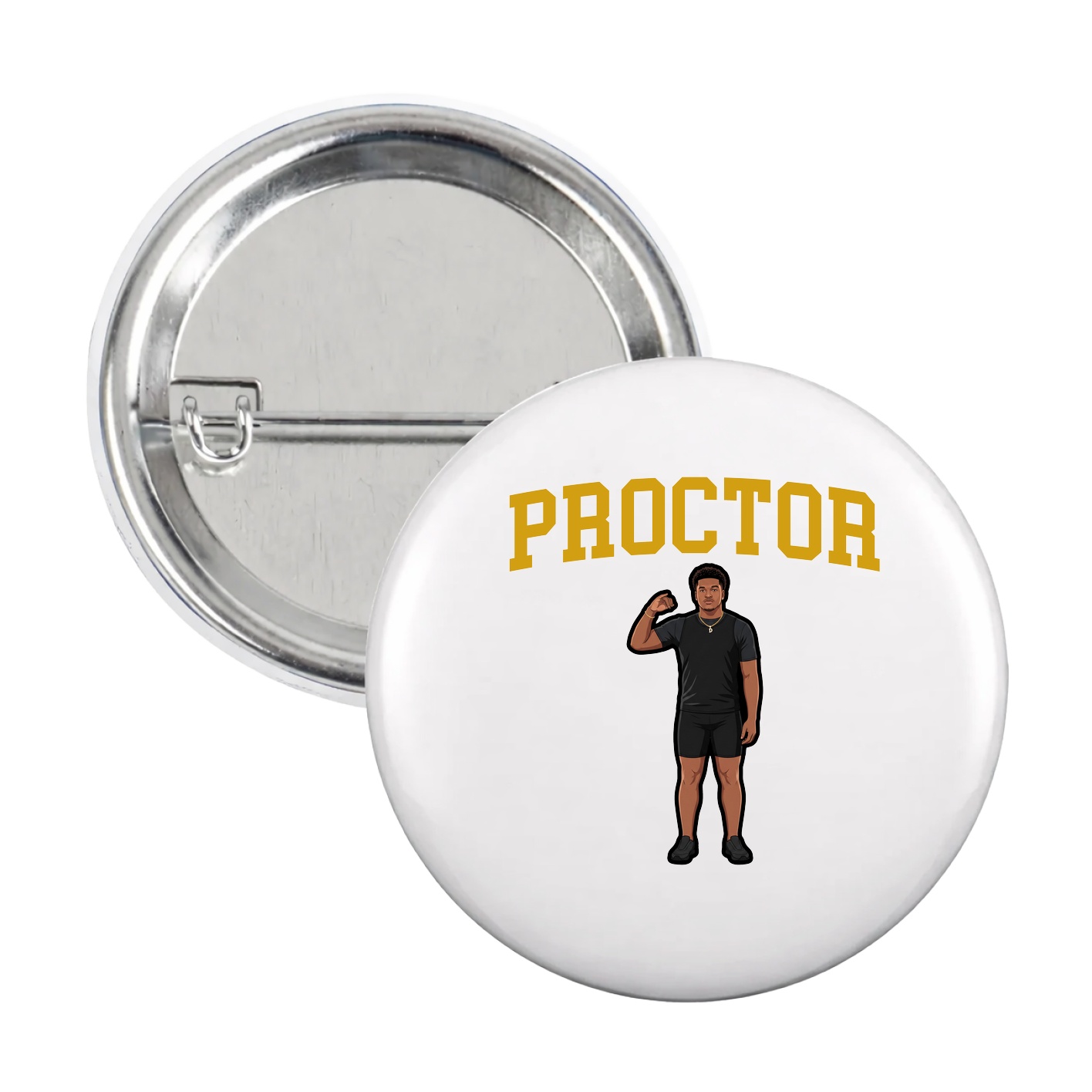 Game Day Button — Shirsey in White