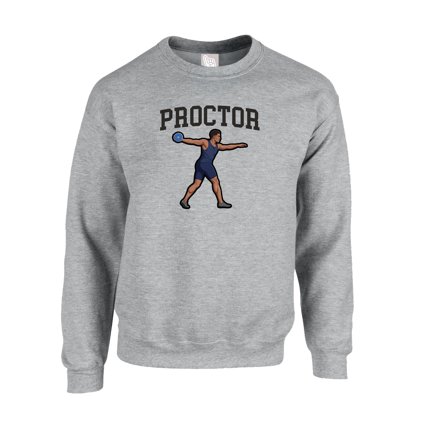 Fleece Crew — Shirsey in Grey