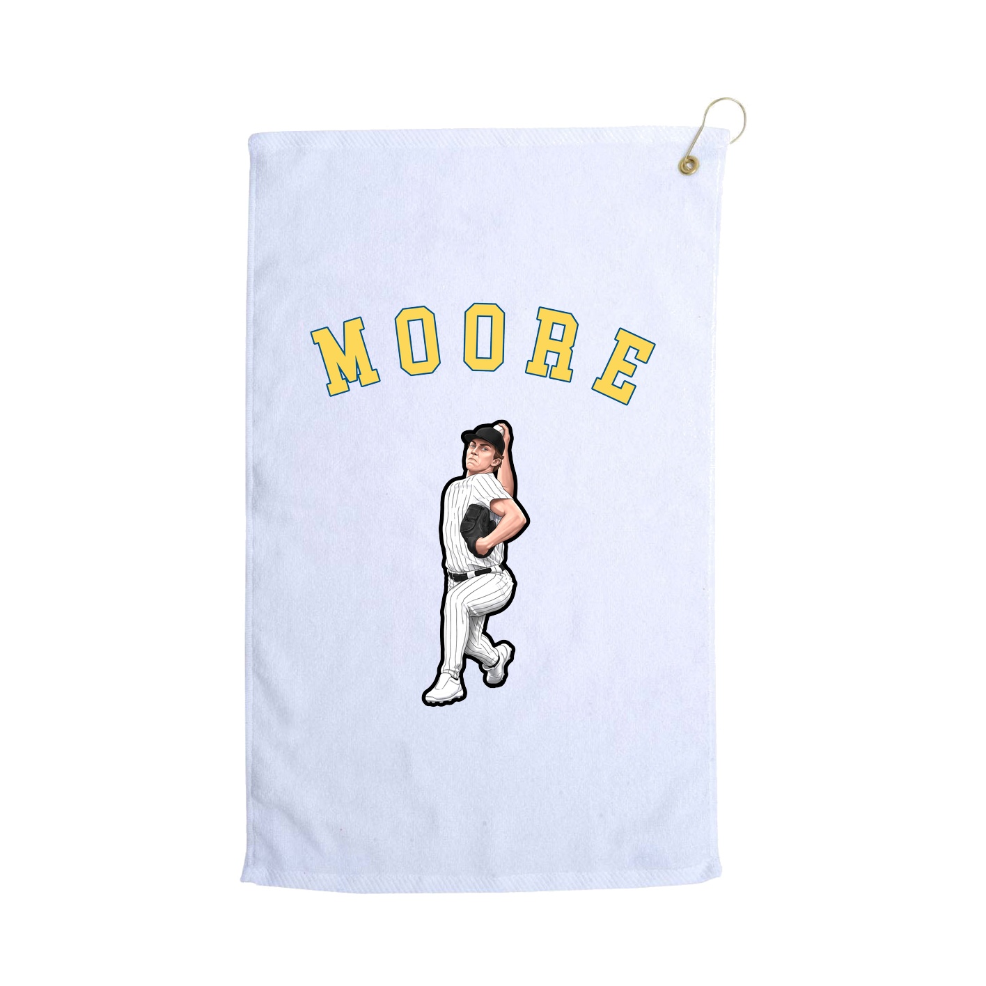 Golf Towel — Shirsey Arch in White