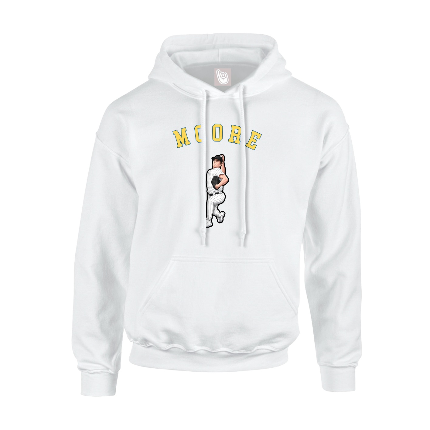 Hoodie — Shirsey Arch in White