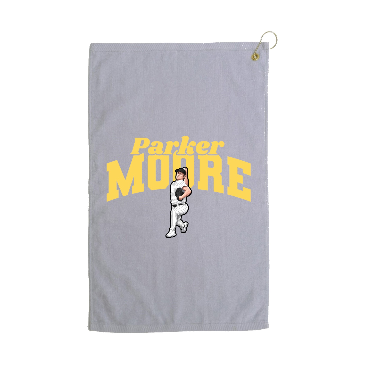 Golf Towel — Signature Arch in Grey