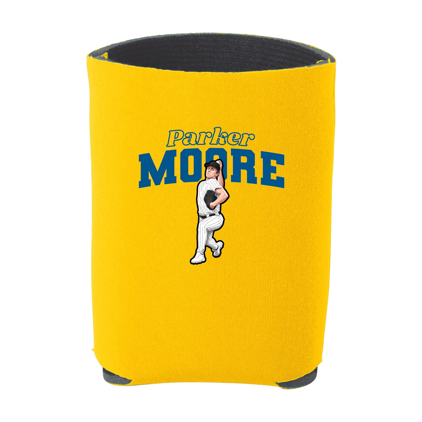 Can Holder — Name Arch in Yellow