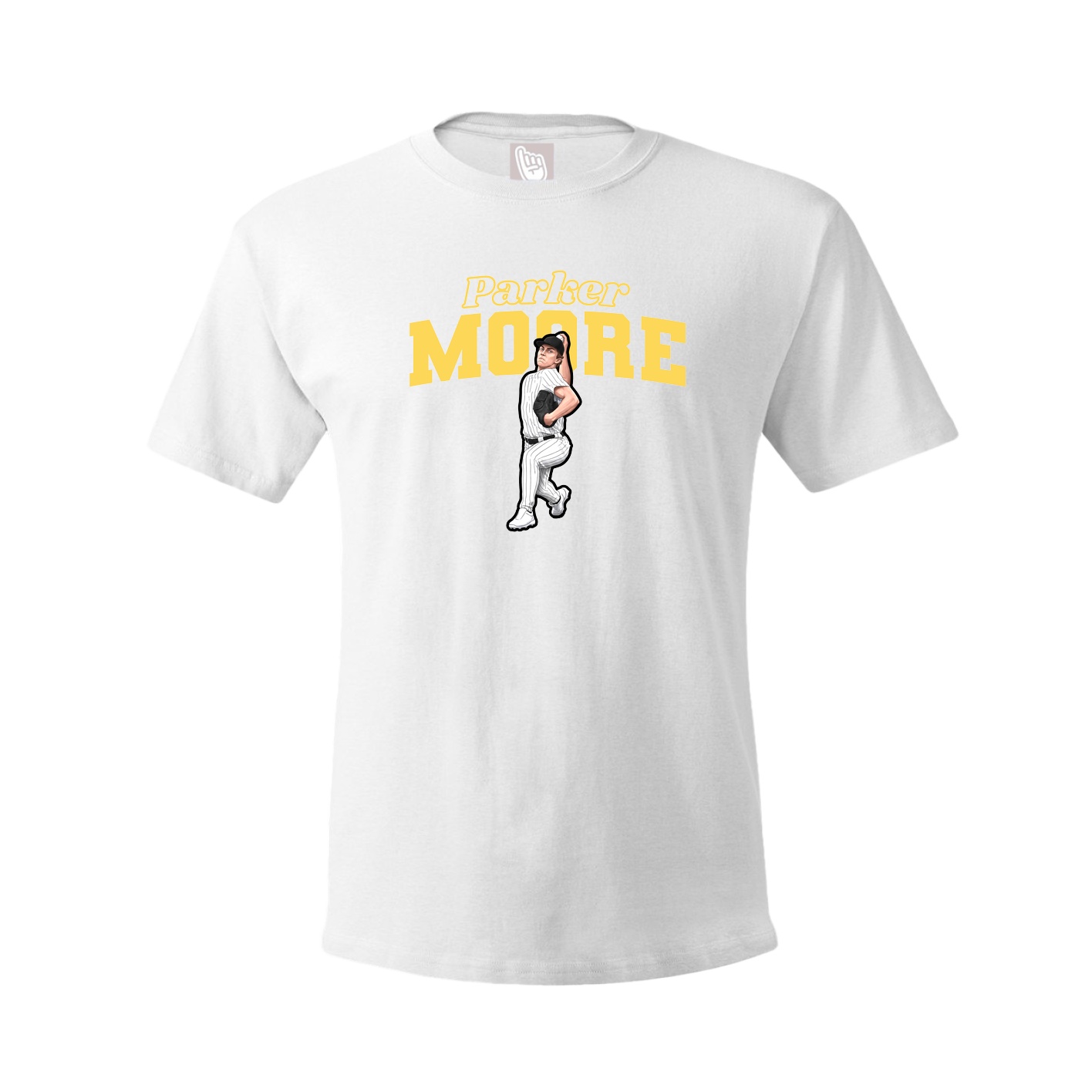 Tee — Name Arch in White