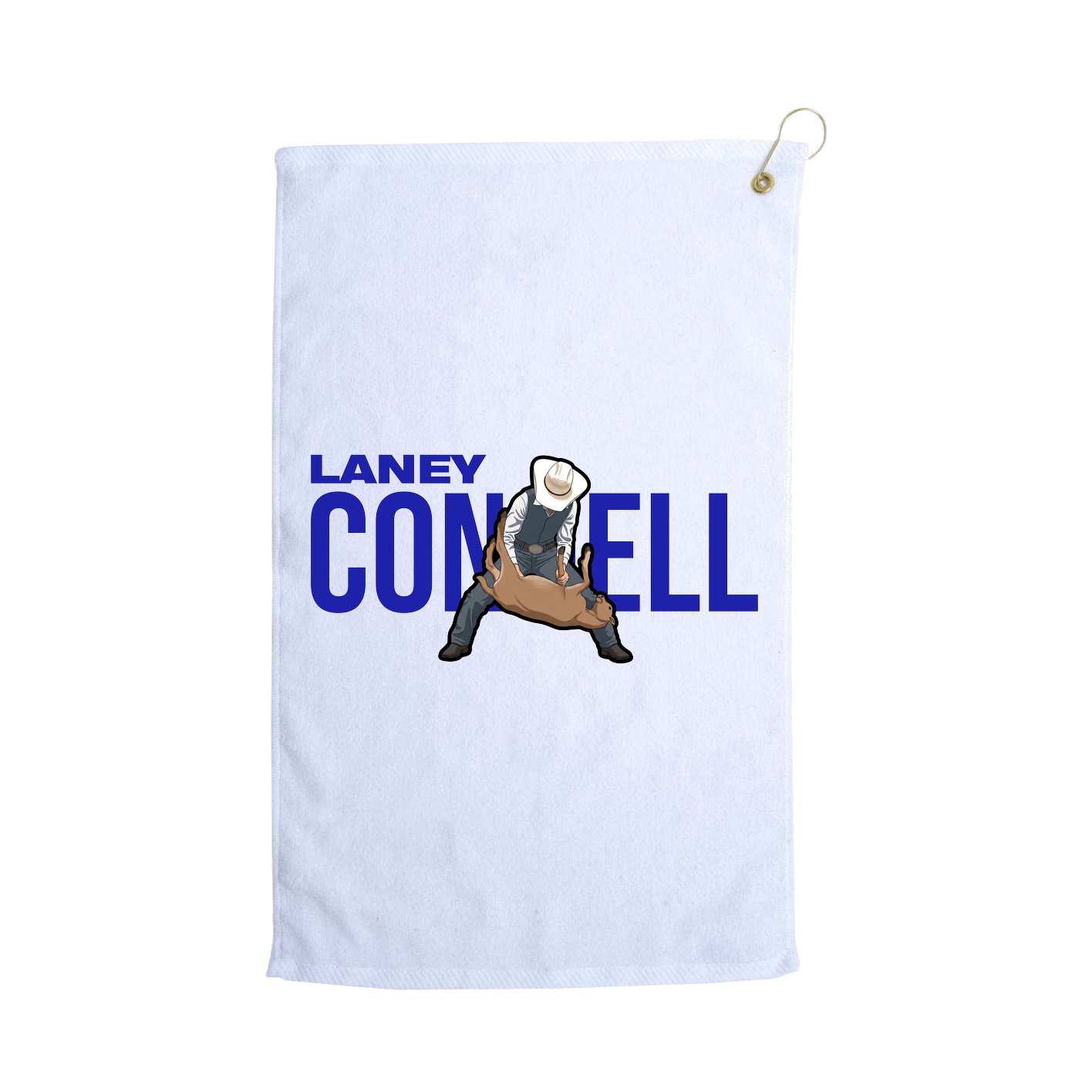 Golf Towel — Player Name in White