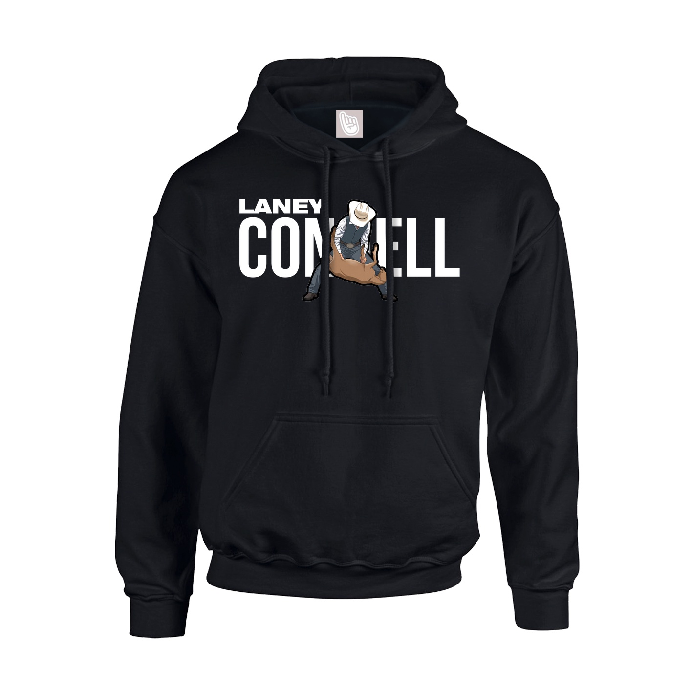 Hoodie — Player Name in Black