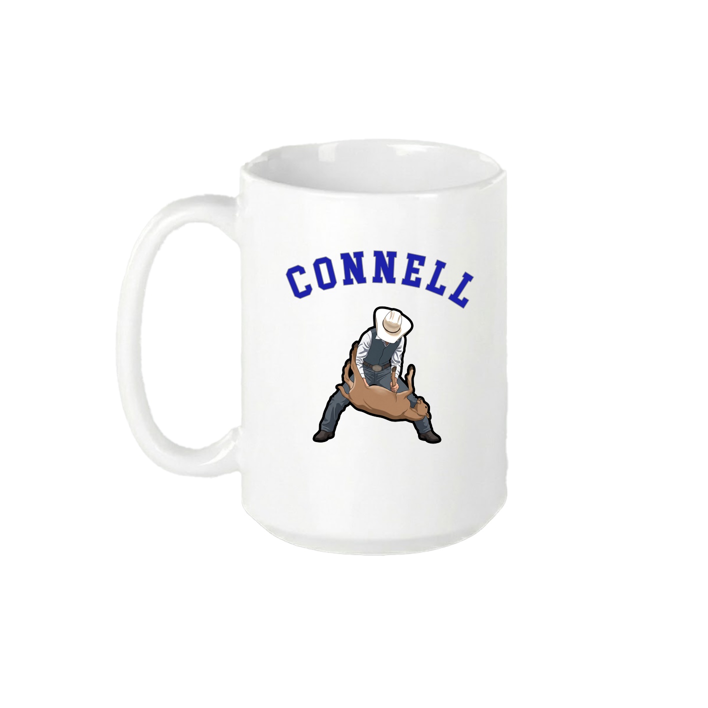 15oz Coffee Mug — Shirsey Arch in White
