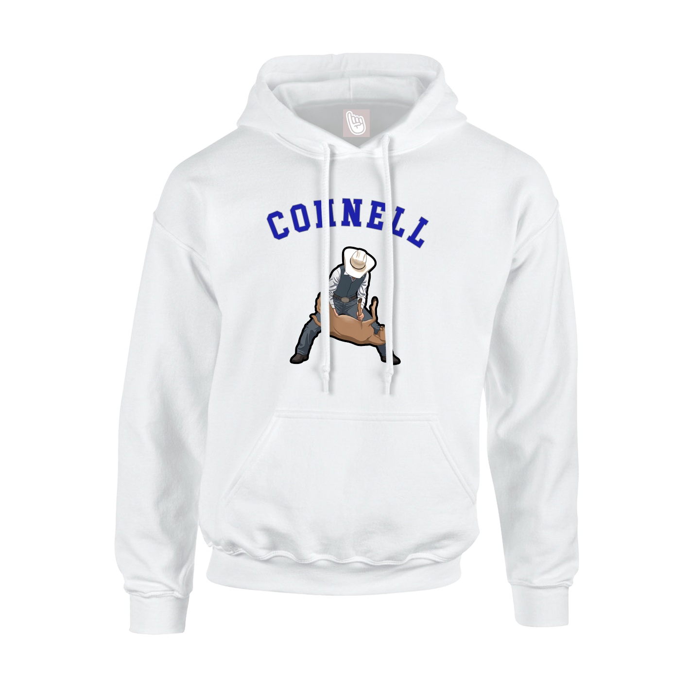 Hoodie — Shirsey Arch in White