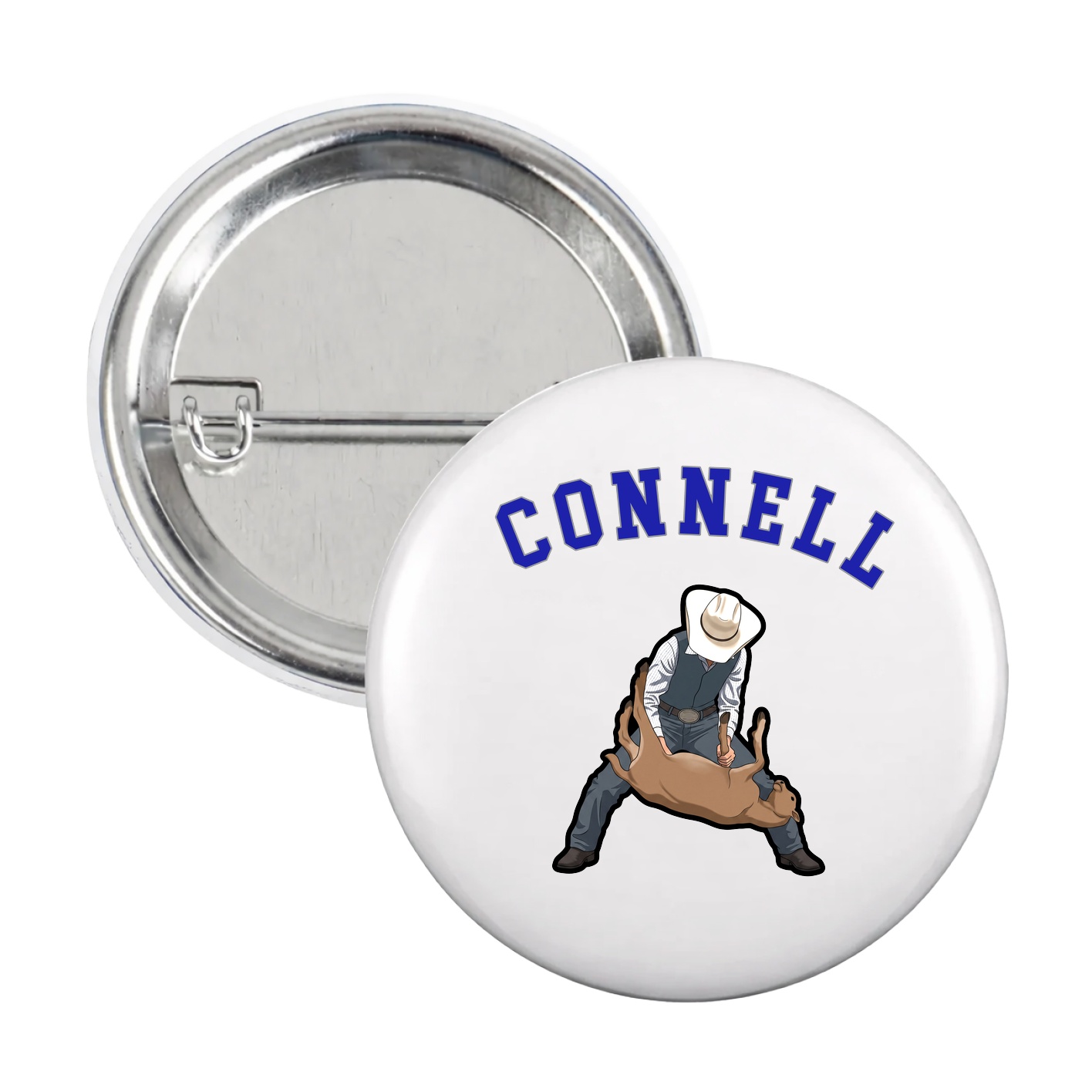 Game Day Button — Shirsey Arch in White