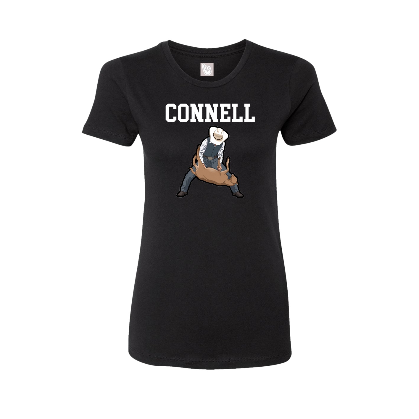 Fitted Women's Tee — Shirsey in Black