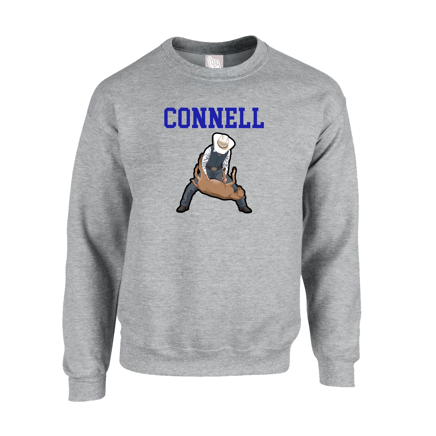 Fleece Crew — Shirsey in Grey