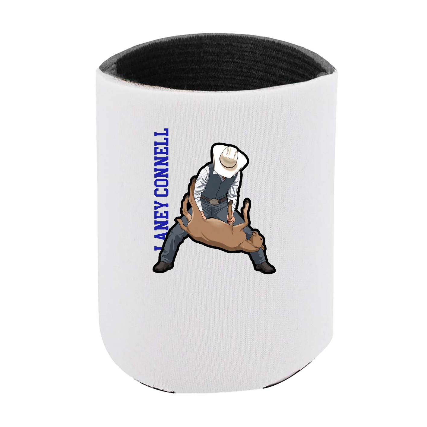 Can Holder — Name Vertical in White