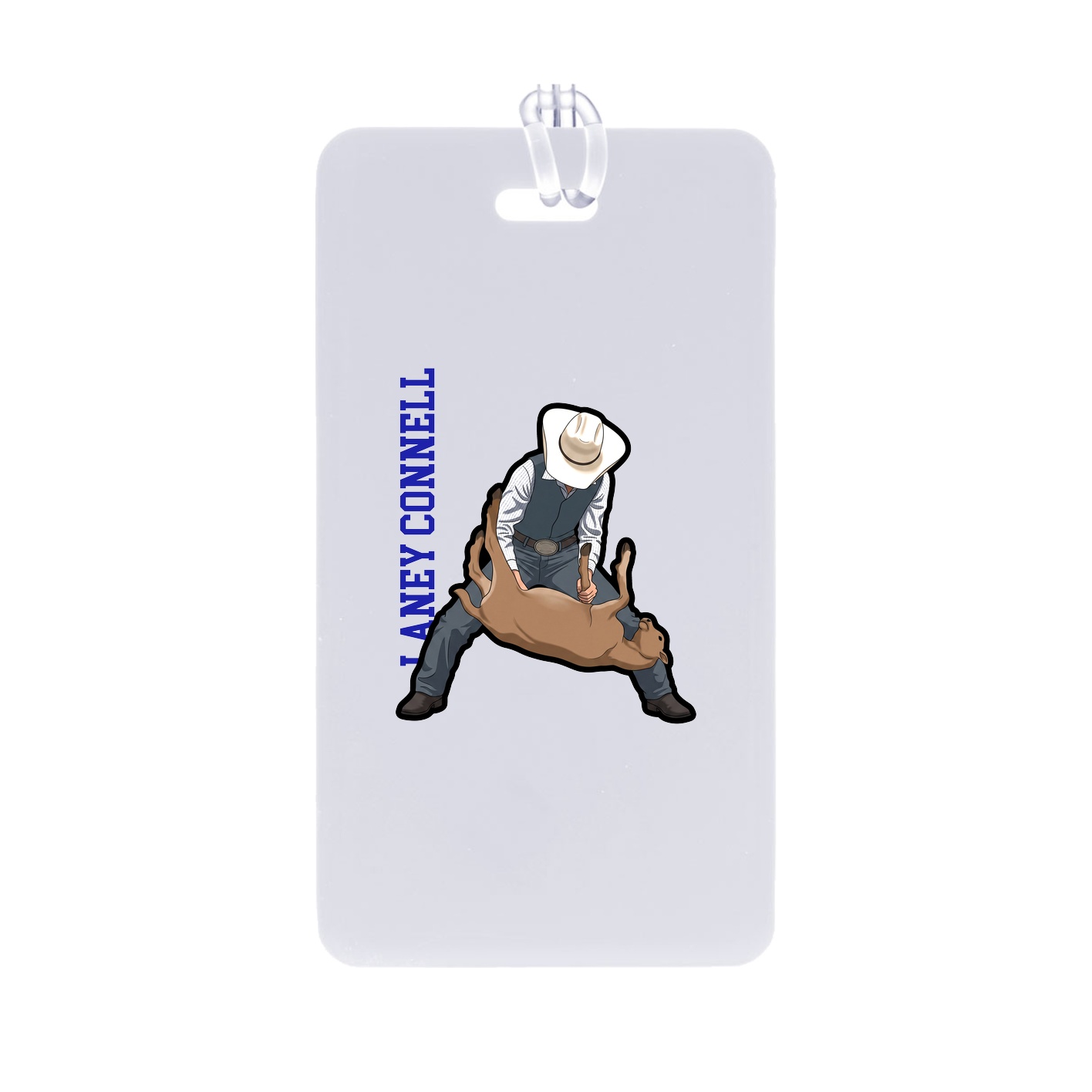 Bag Tag — Name Vertical in Classic