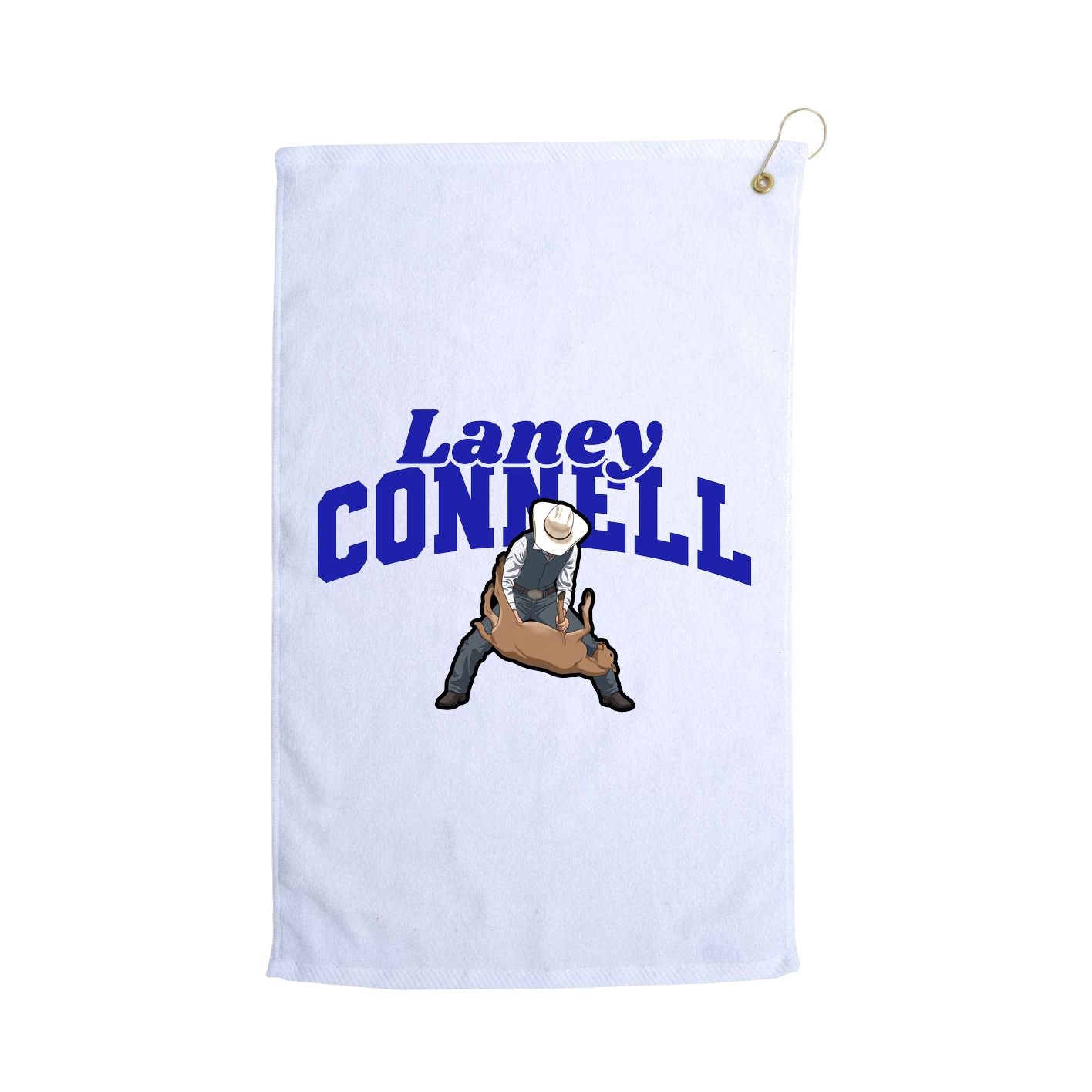 Golf Towel — Signature Arch in White