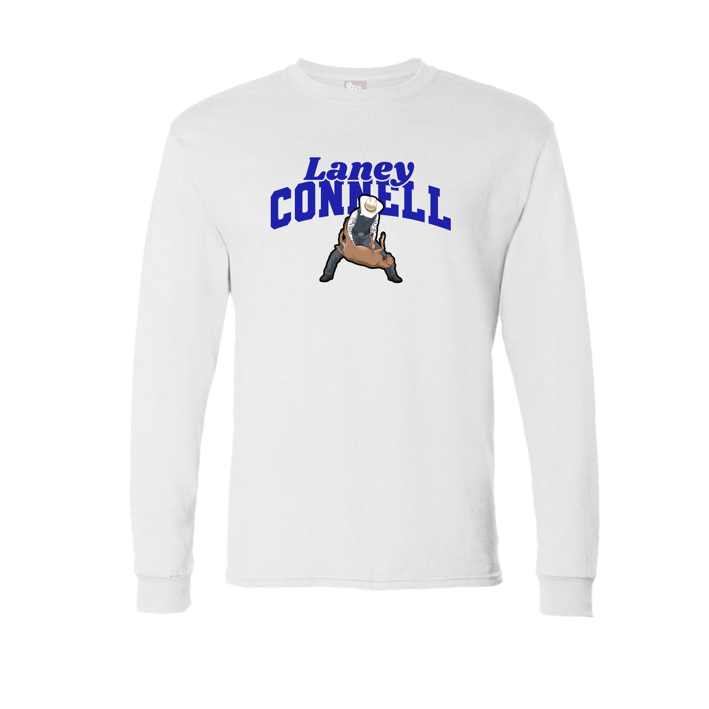 Long Sleeve Tee — Signature Arch in White
