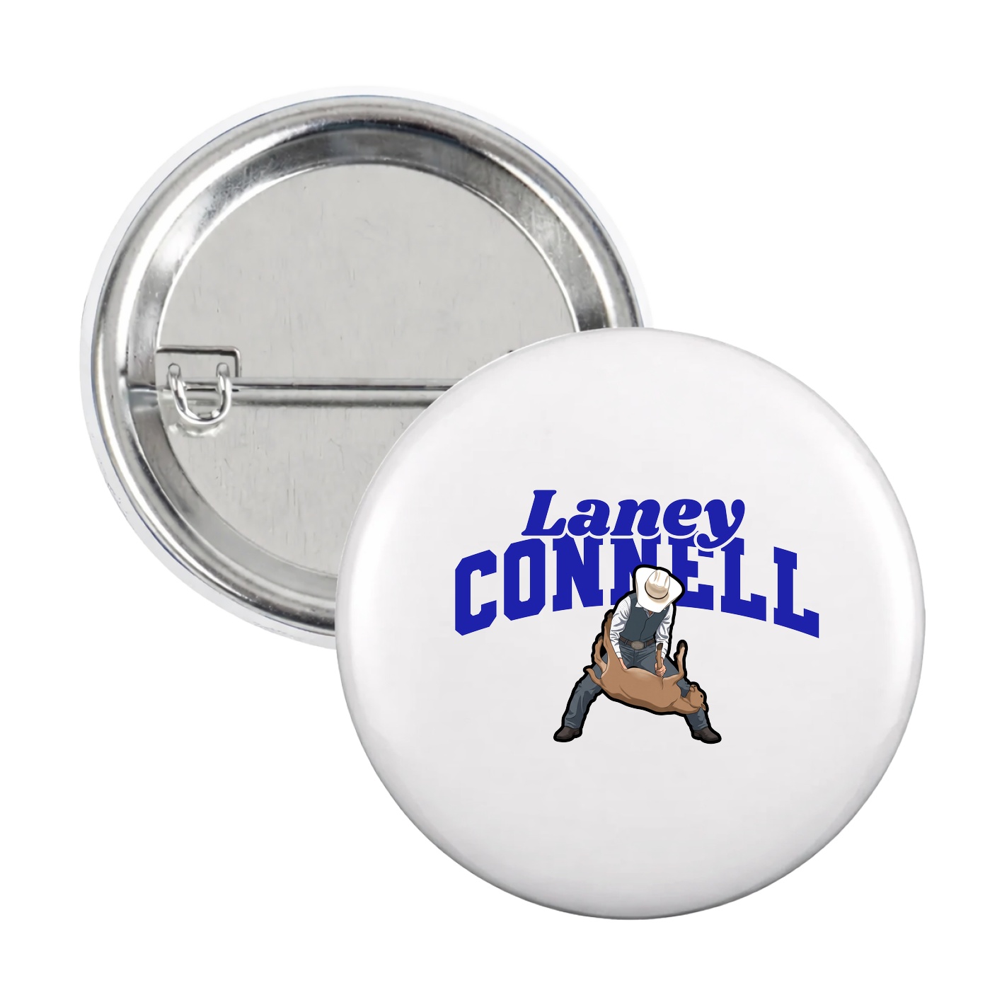 Game Day Button — Signature Arch in White