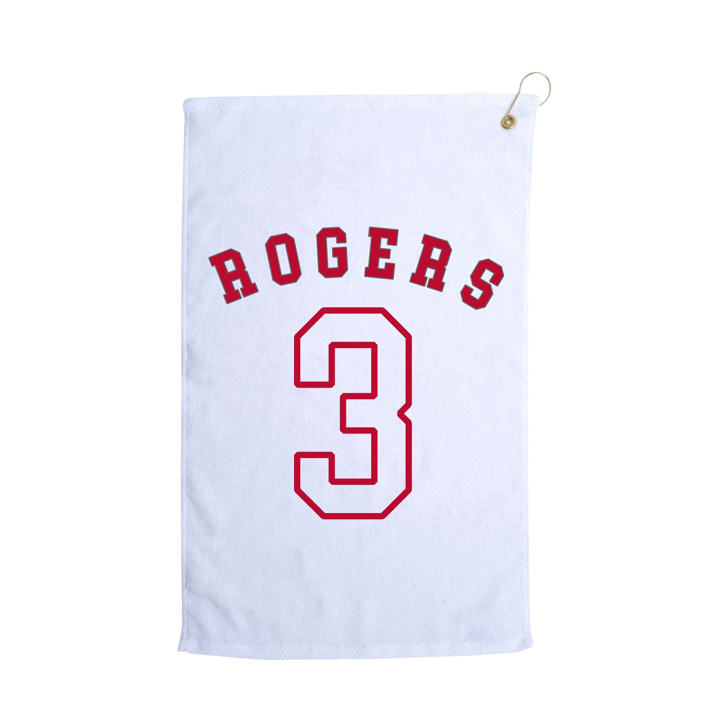 Golf Towel — Shirsey Arch in White