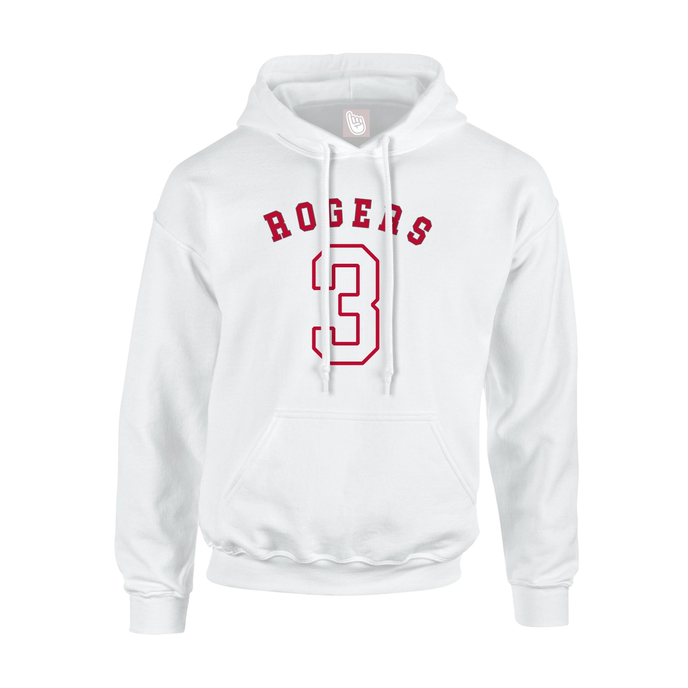 Hoodie — Shirsey Arch in White