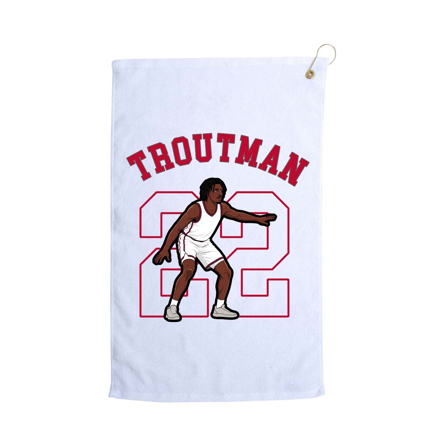 Golf Towel — Shirsey Arch in White