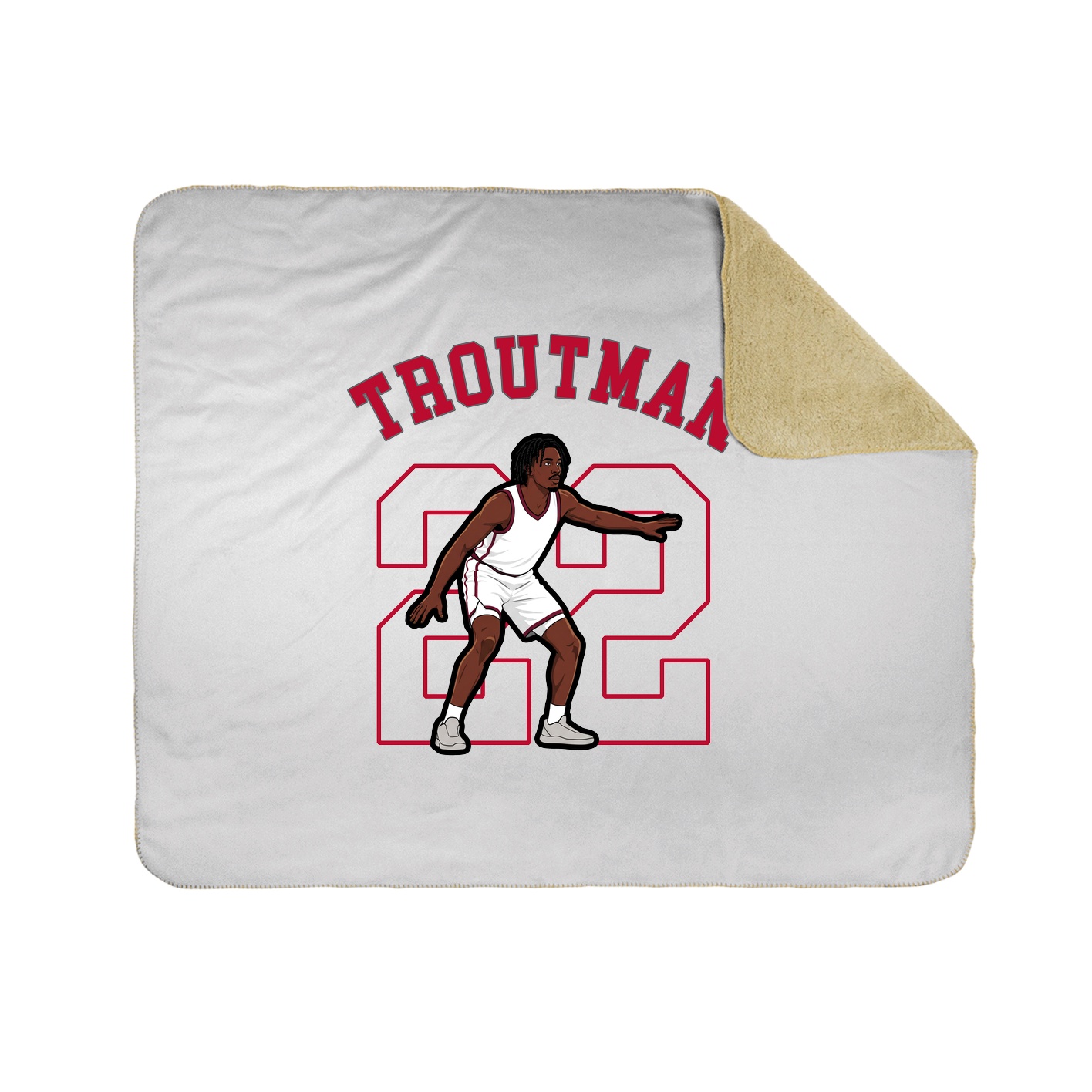 Throw Blanket — Shirsey Arch in White