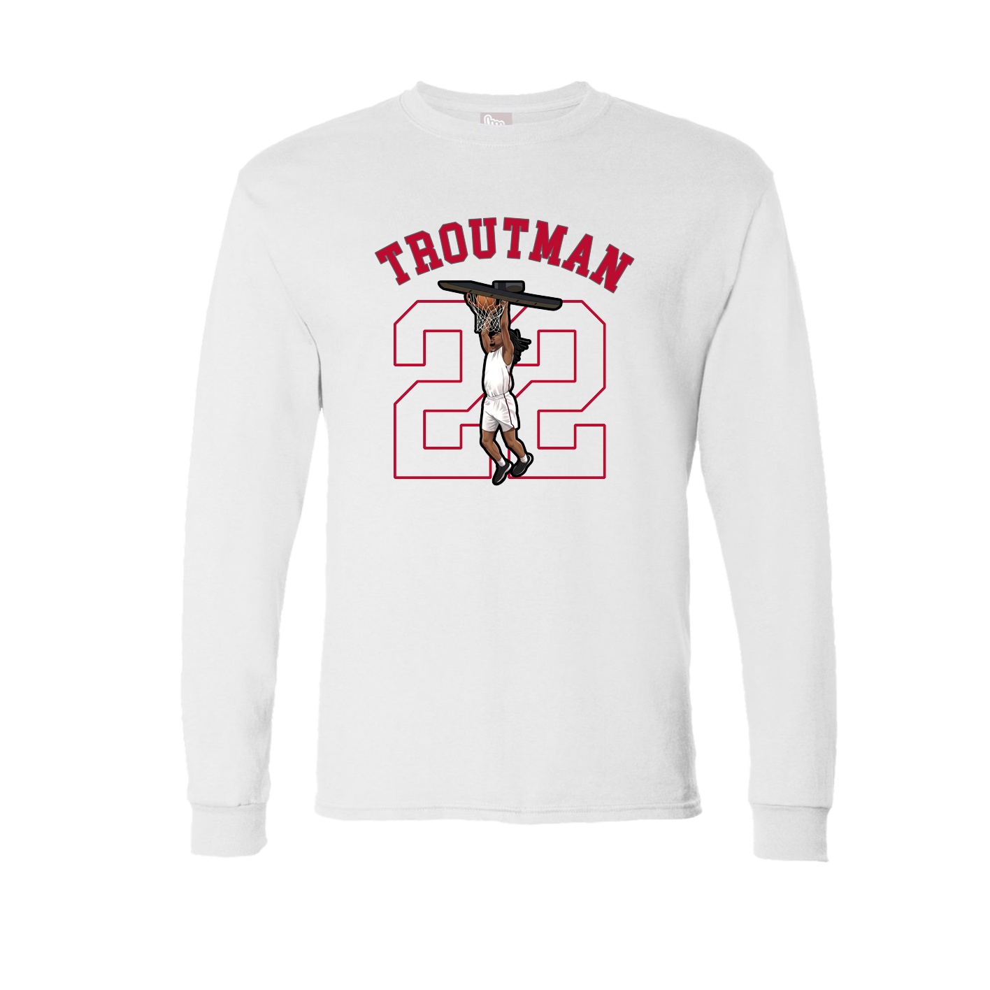 Long Sleeve Tee — Shirsey Arch in White