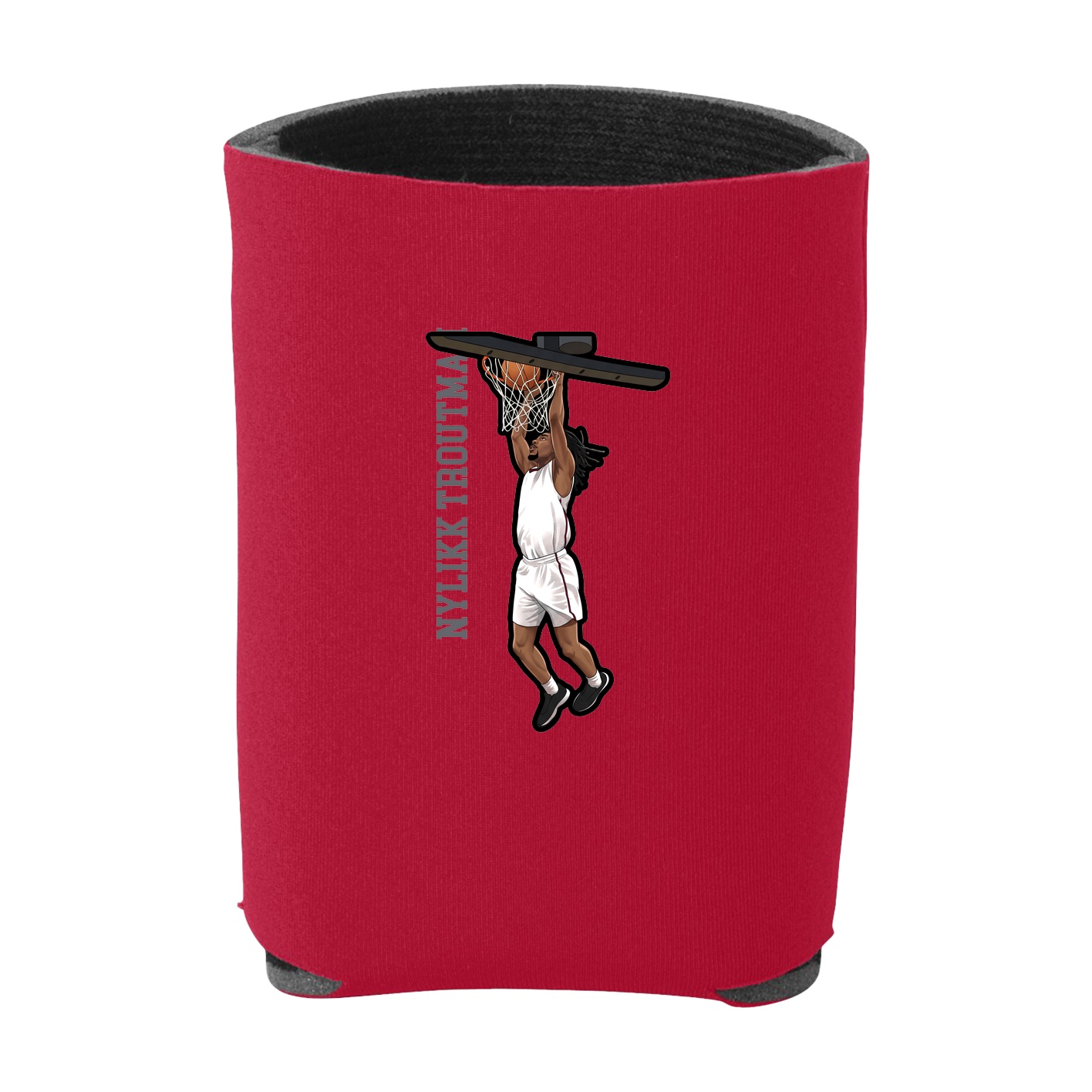 Can Holder — Name Vertical in Red