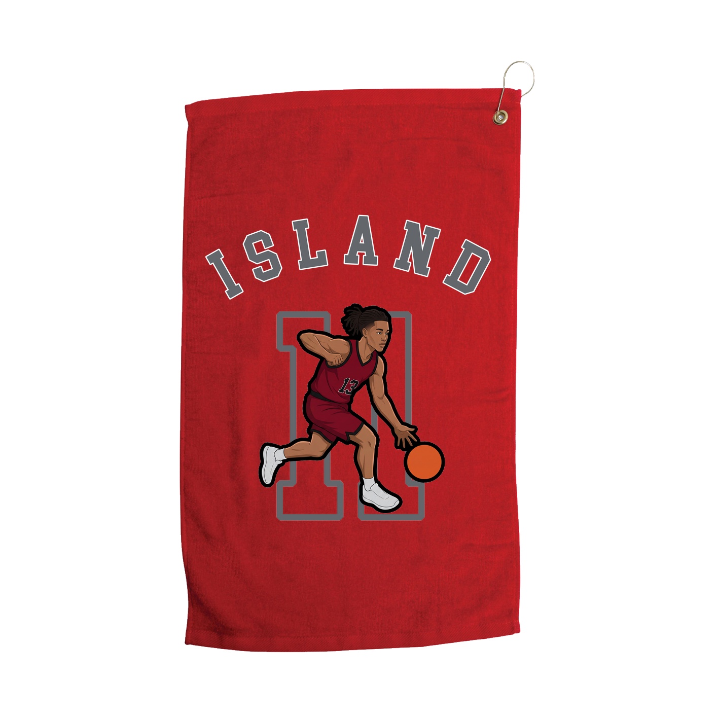 Golf Towel — Shirsey Arch in Red