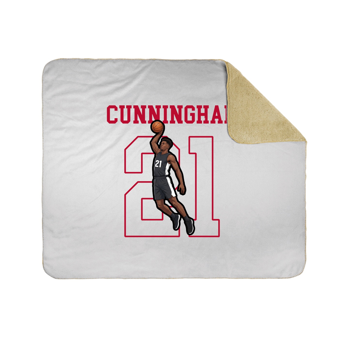 50x60 Sherpa Lined Throw Blanket