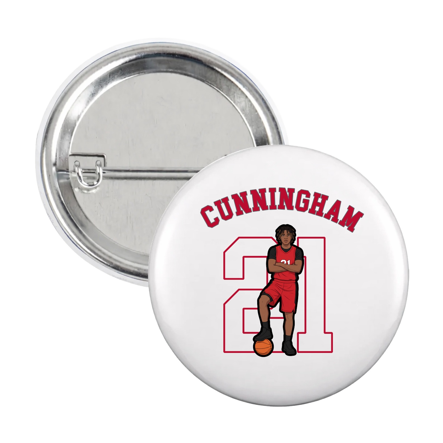 Game Day Button — Shirsey Arch in White