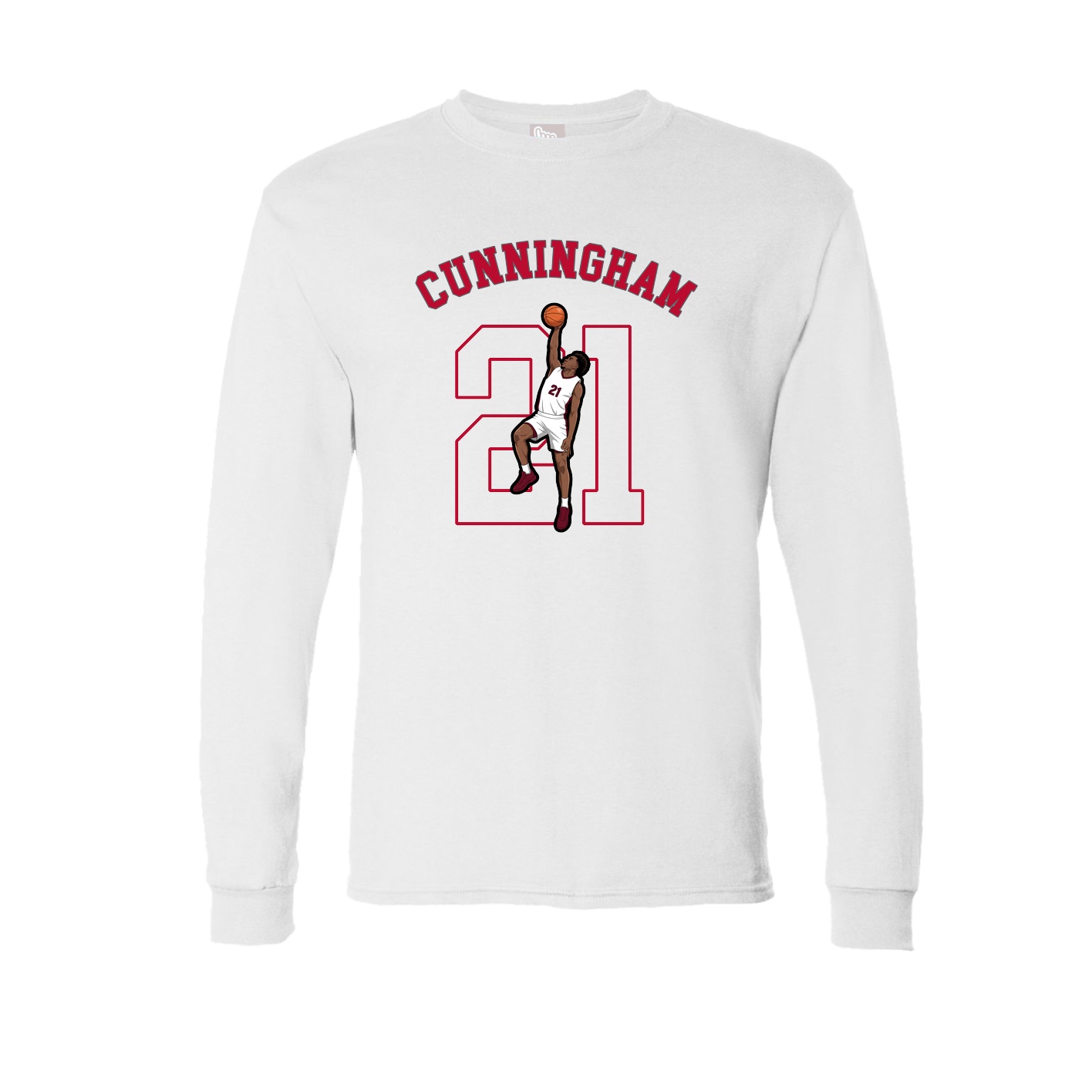 Long Sleeve Tee — Shirsey Arch in White