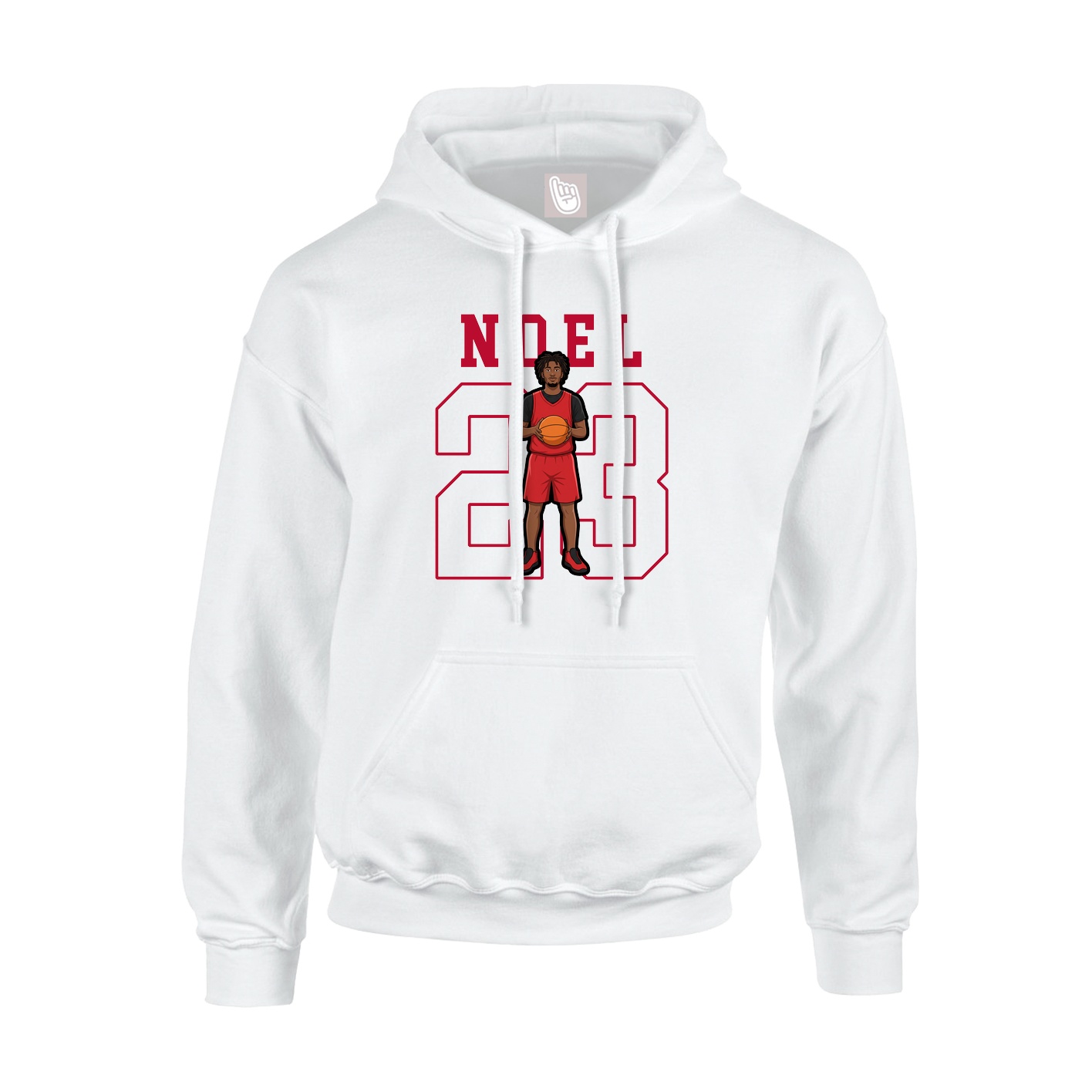 Hoodie — Shirsey in White