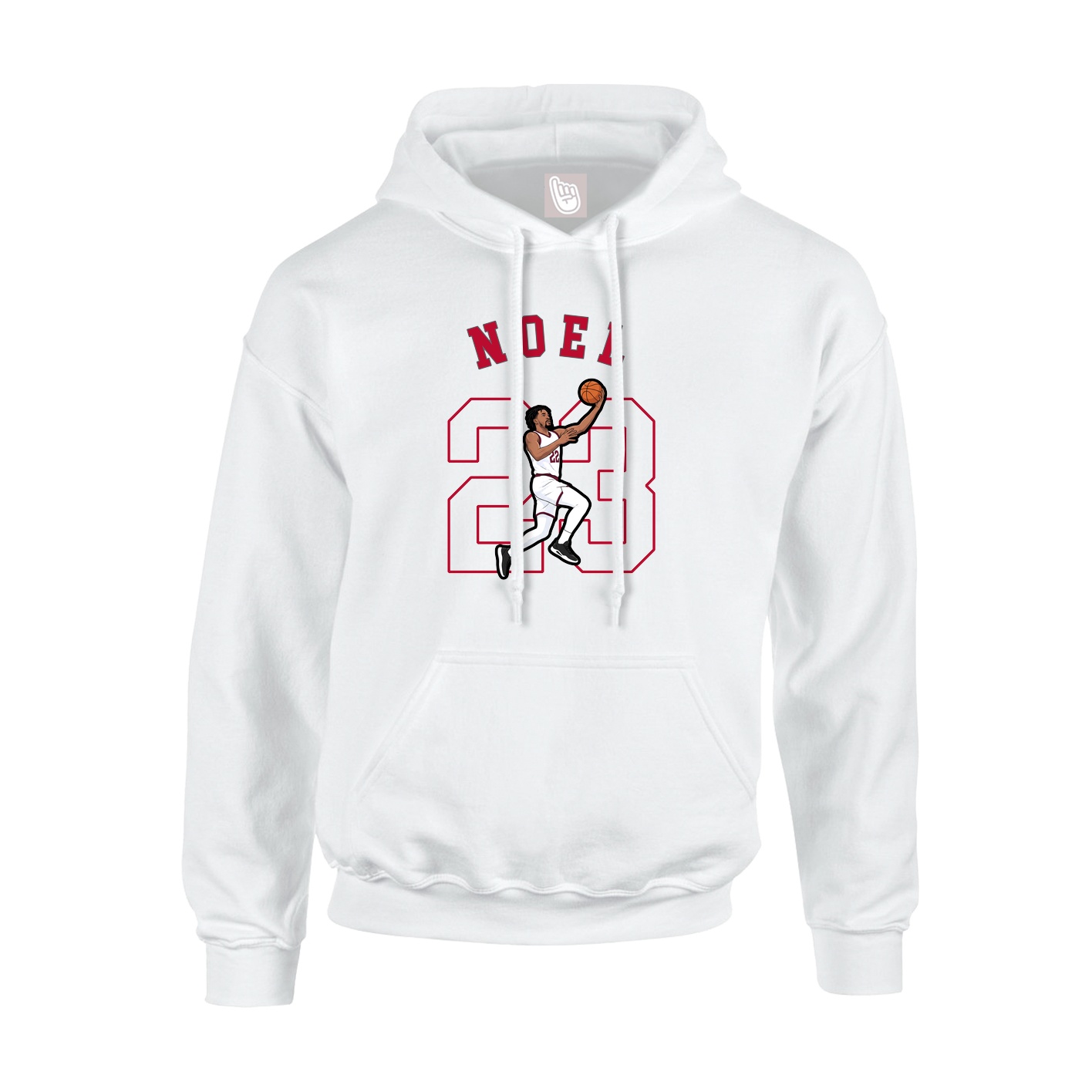 Youth Hoodie — Shirsey Arch in White