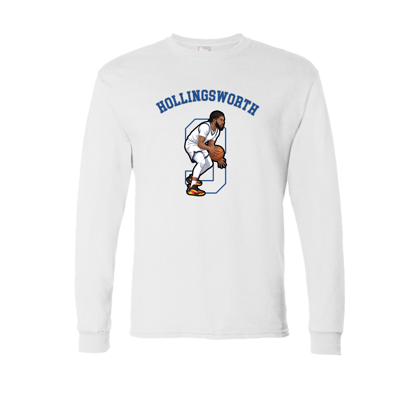Long Sleeve Tee — Shirsey Arch in White