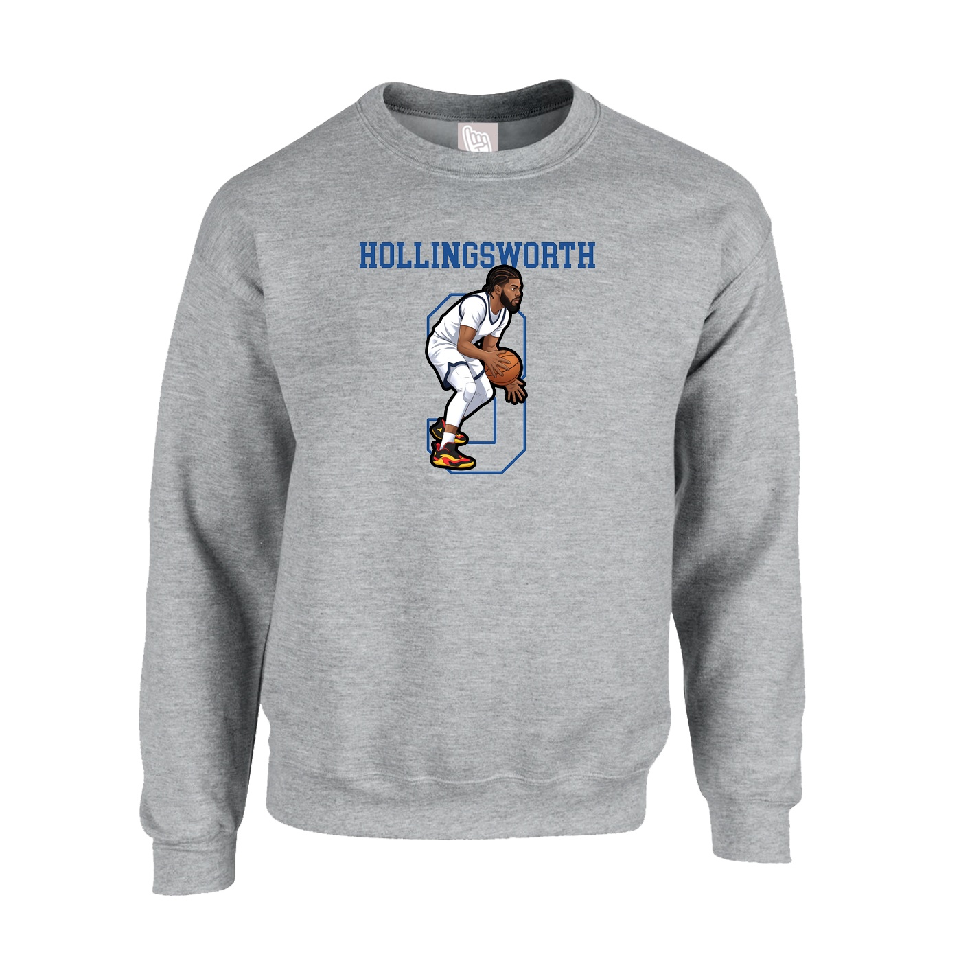 Fleece Crew — Shirsey in Grey