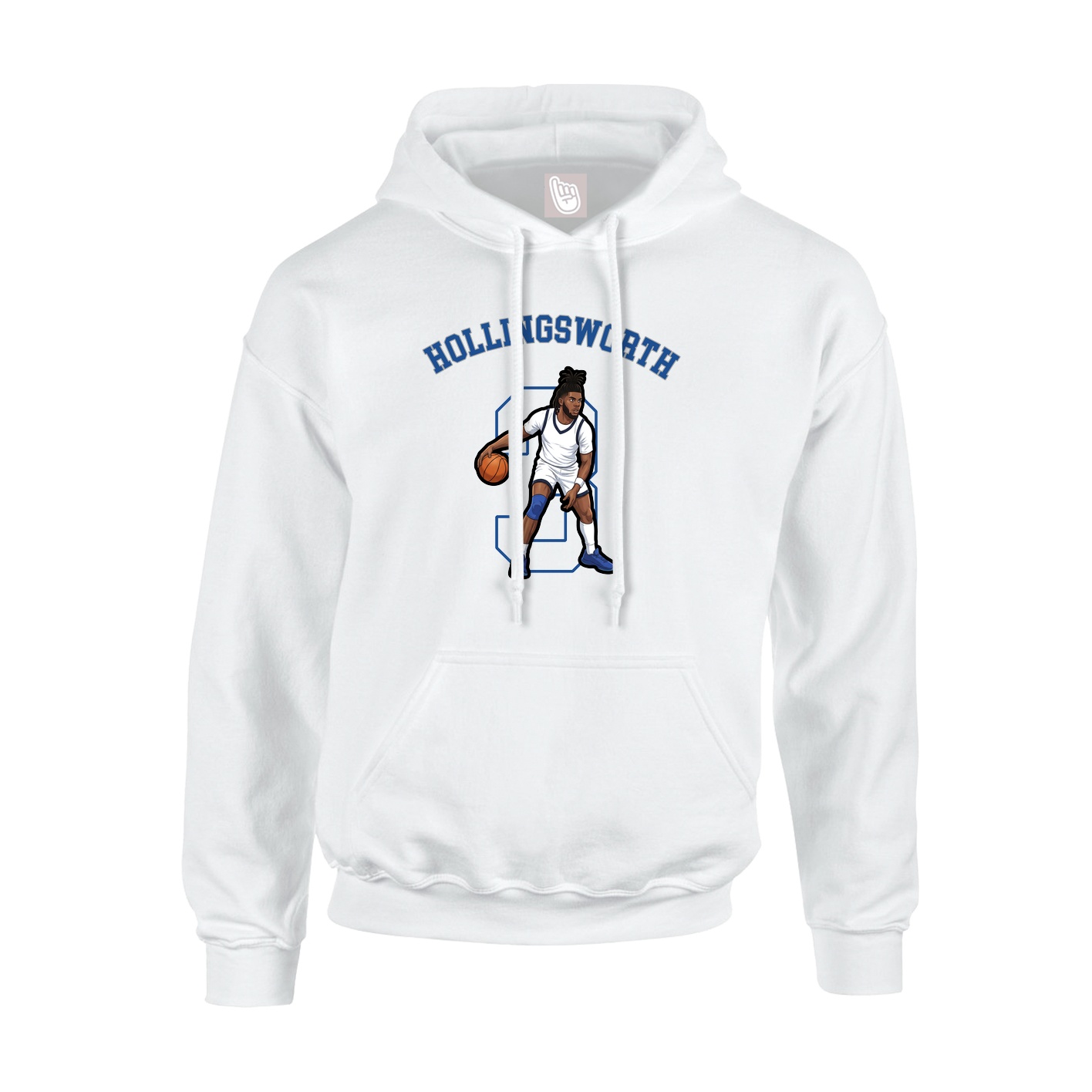Youth Hoodie — Shirsey Arch in White