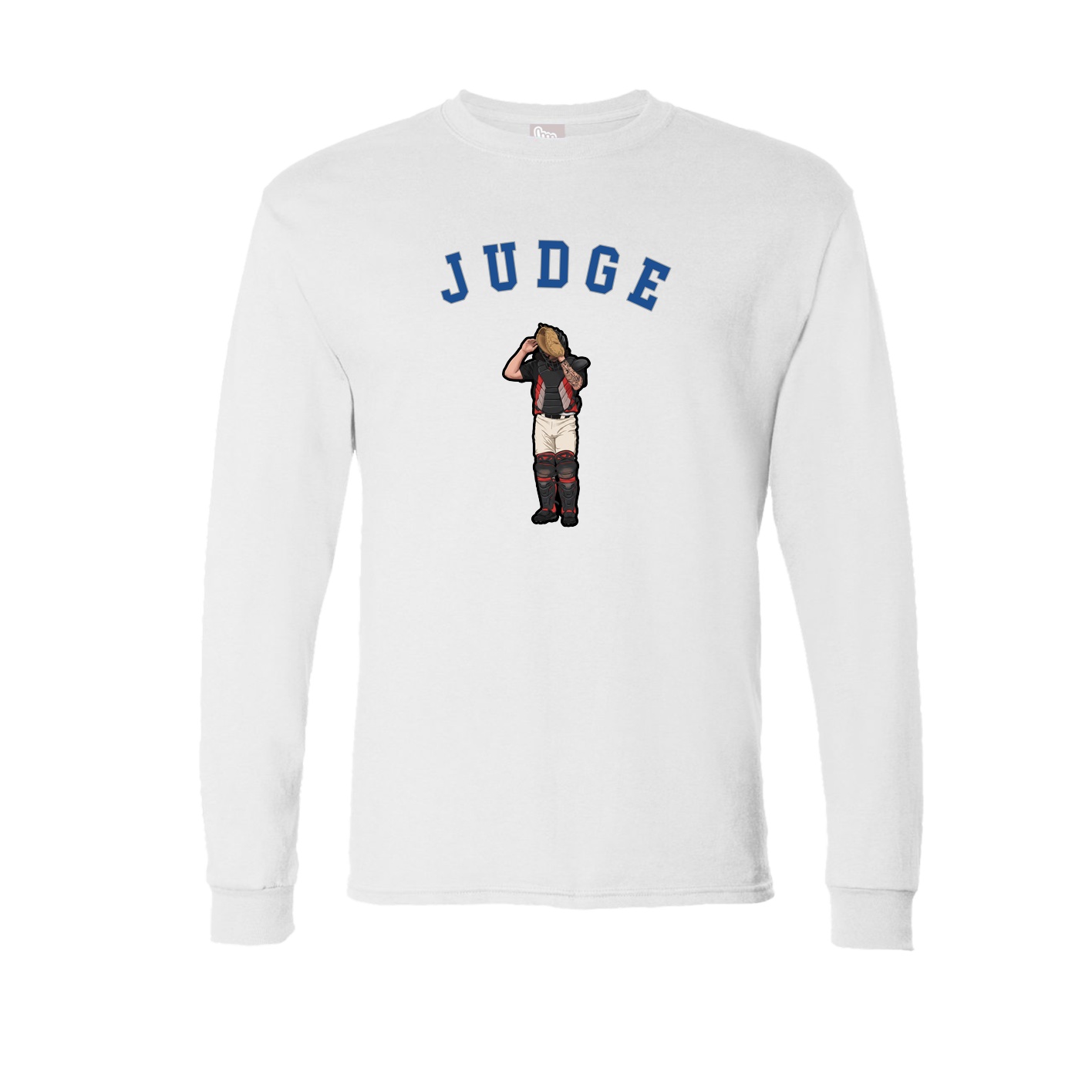 Long Sleeve Tee — Shirsey Arch in White