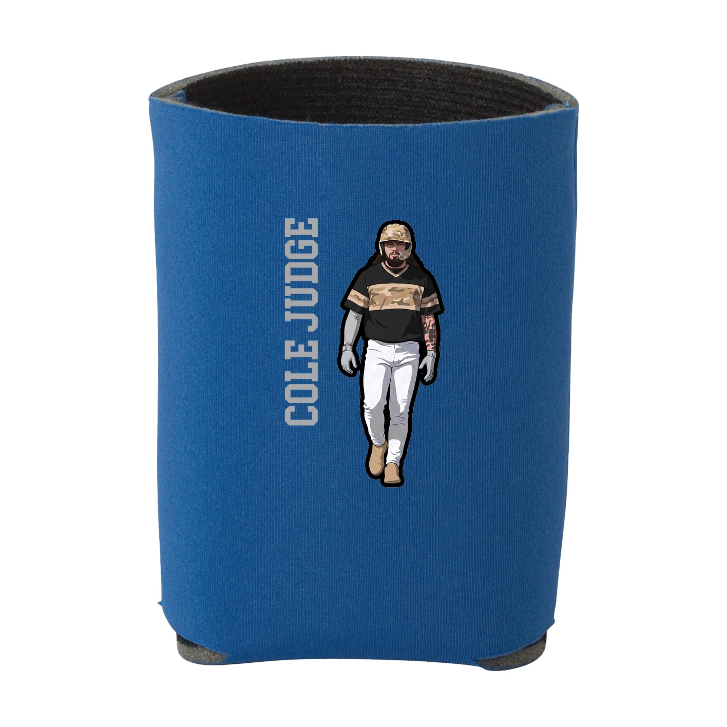 Can Holder — Name Vertical in Royal