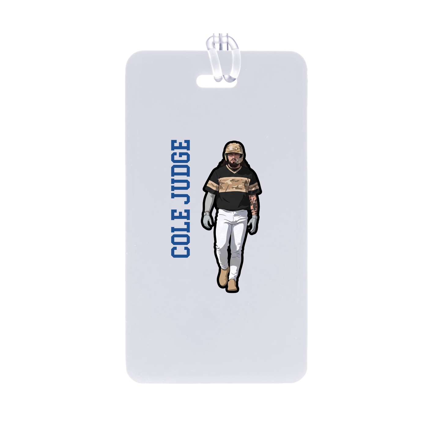 Bag Tag — Name Vertical in Classic